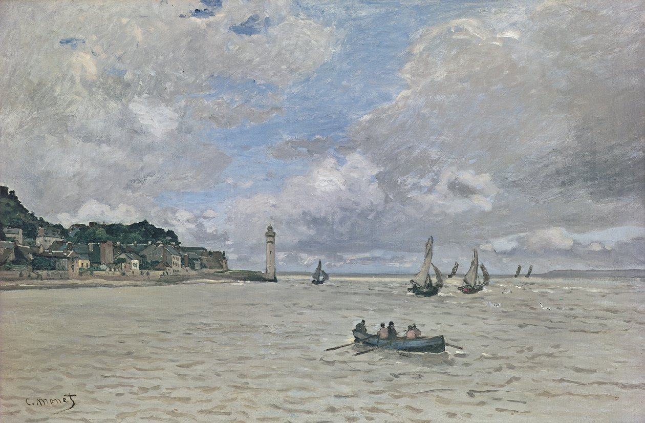 A Hospice világítótornya (Honfleur), 1864 alkotó: Claude Monet