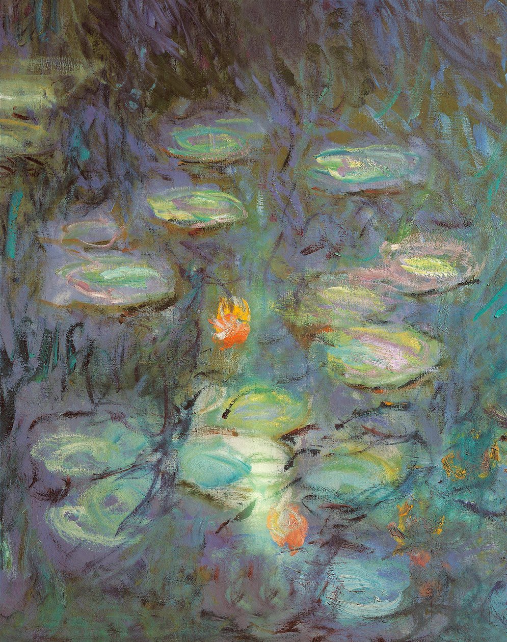 Nympheák: Reggel (részlet) alkotó: Claude Monet
