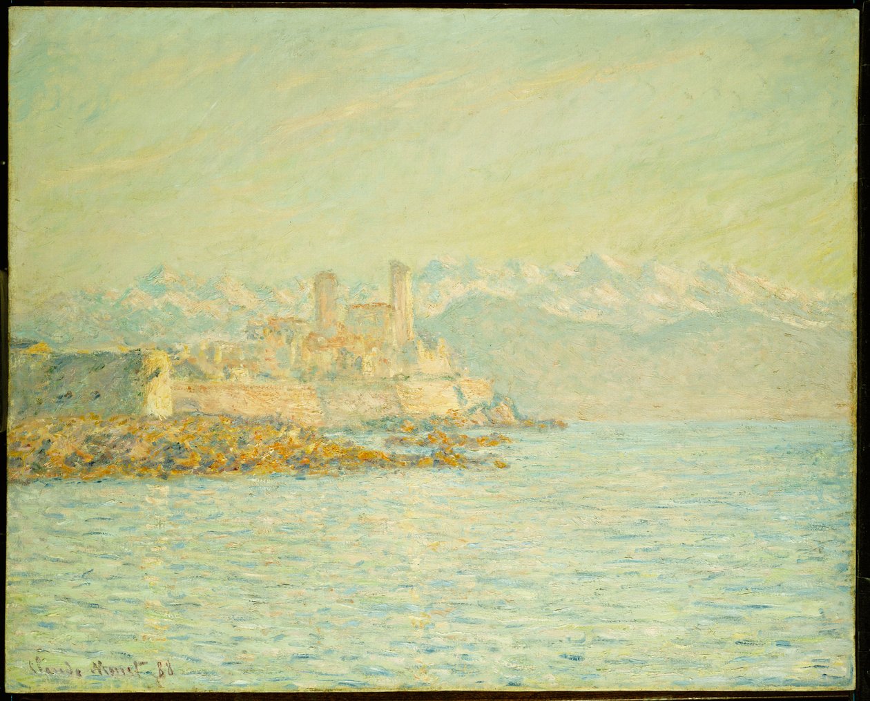 Az antibes-i régi erőd (olaj, vászon) alkotó: Claude Monet