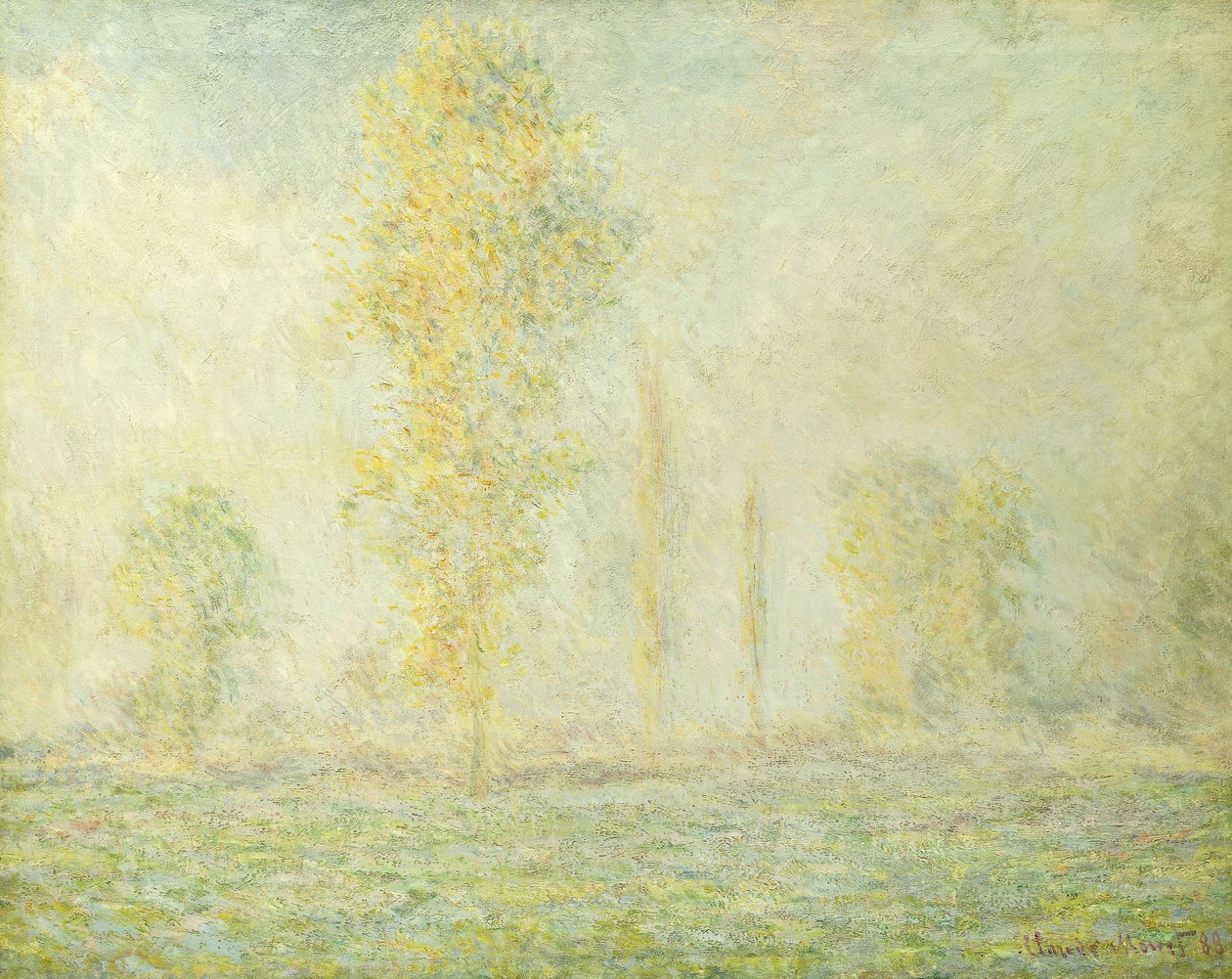A préri Givernyben; La Prairie a Giverny, 1888 alkotó: Claude Monet