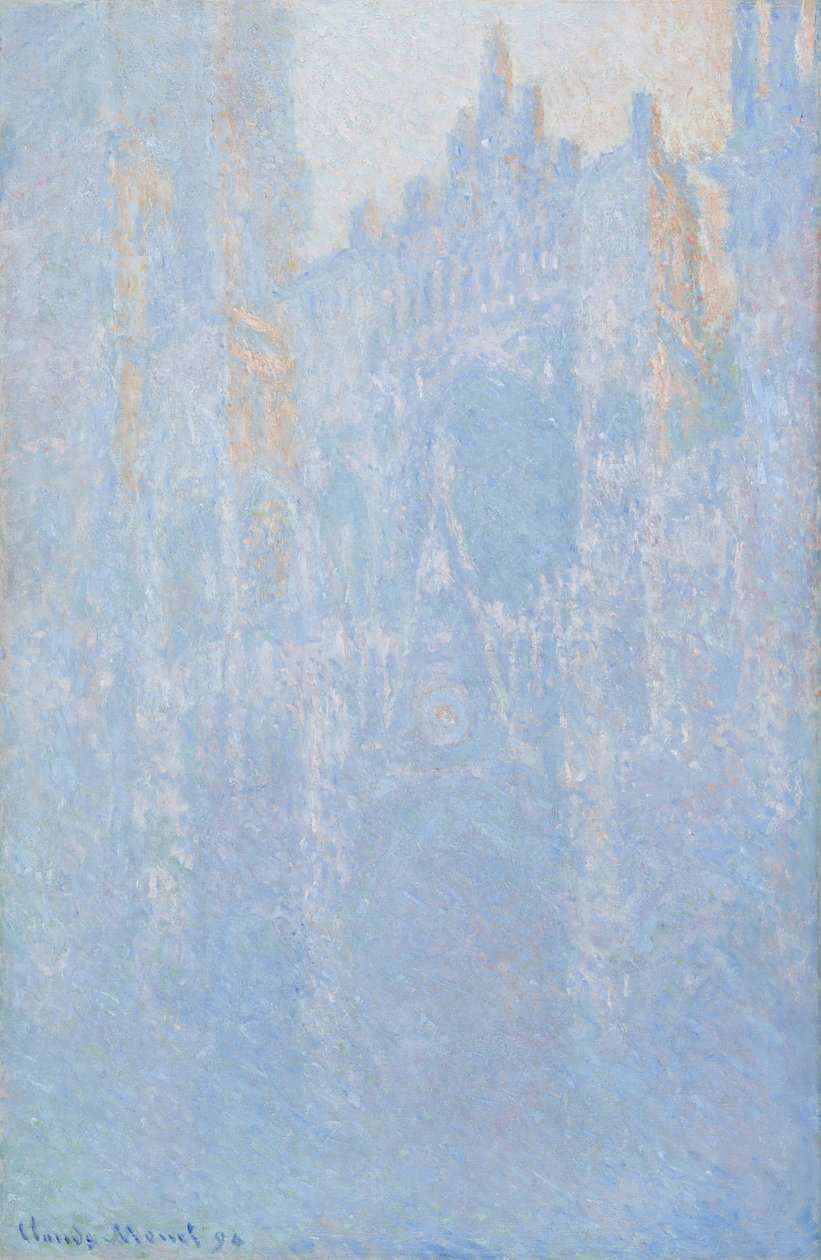 A roueni katedrális, a portál, a reggeli köd, 1894 alkotó: Claude Monet
