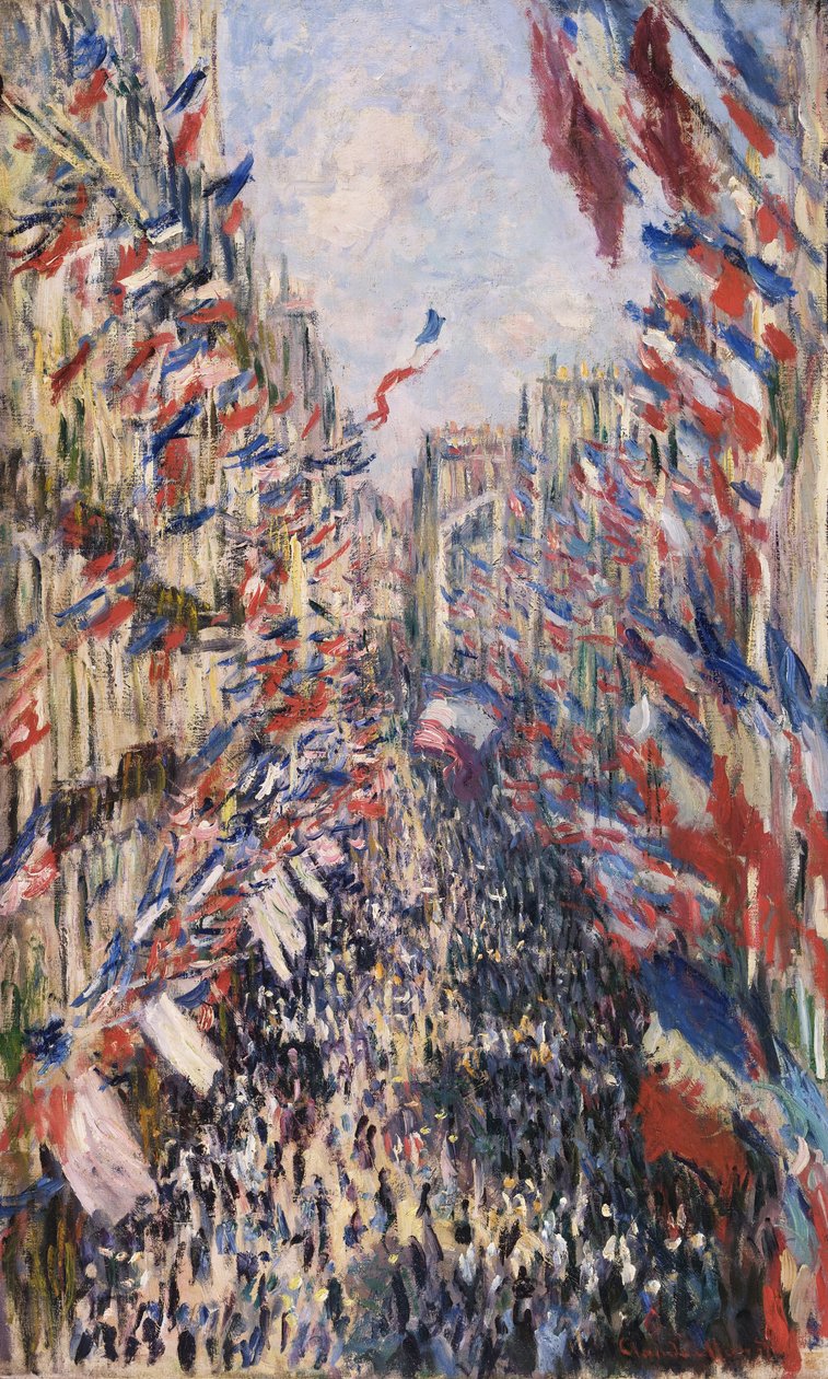 A Rue Montorgueil Párizsban alkotó: Claude Monet