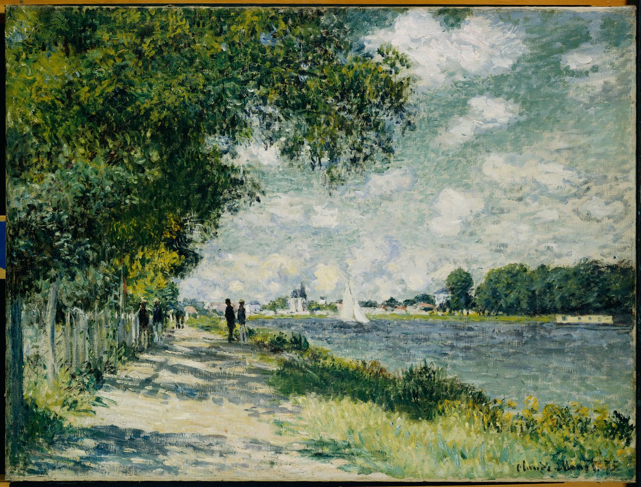 A Szajna Argenteuil-ban, 1875 alkotó: Claude Monet