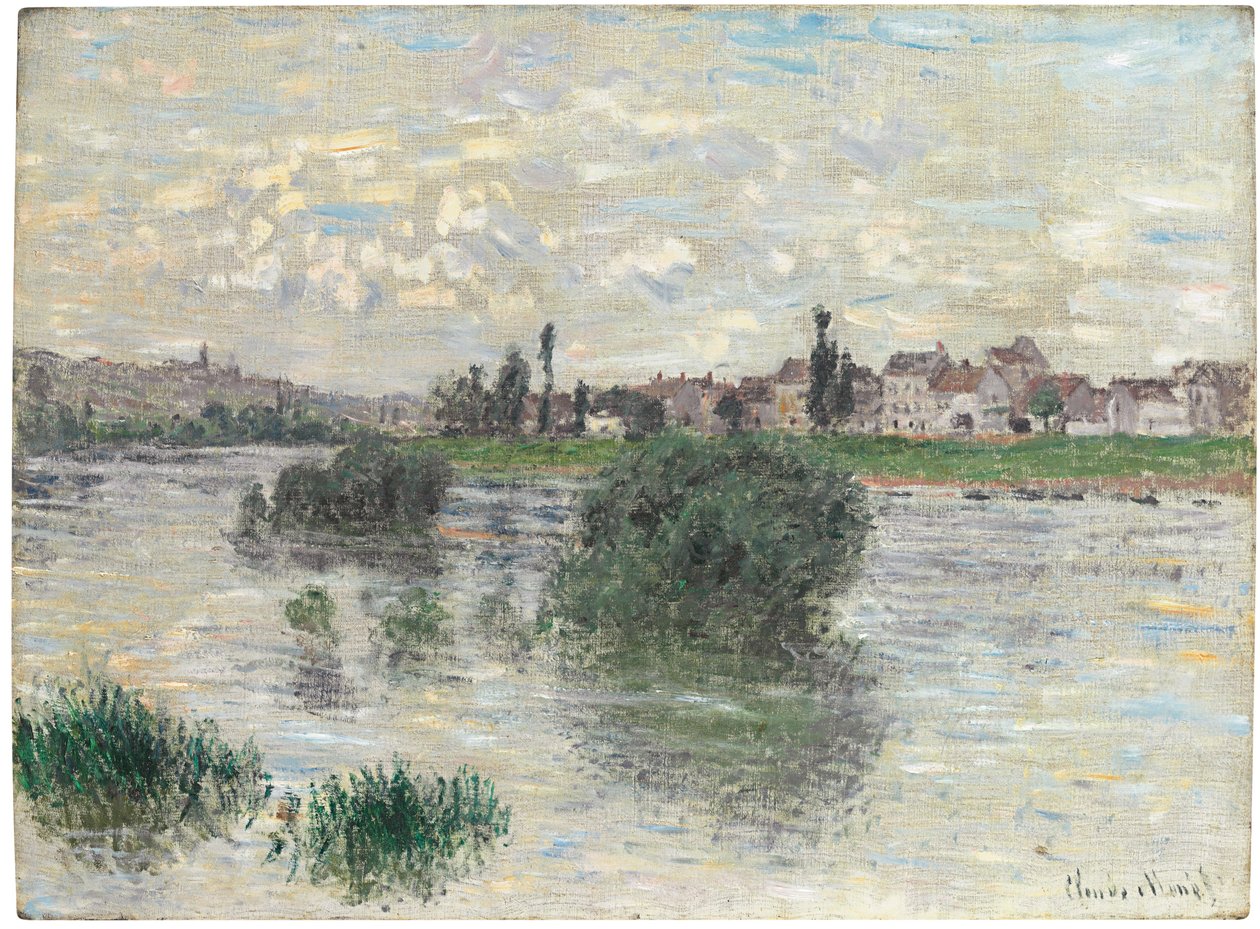 A Szajna Lavacourtban, 1879 alkotó: Claude Monet