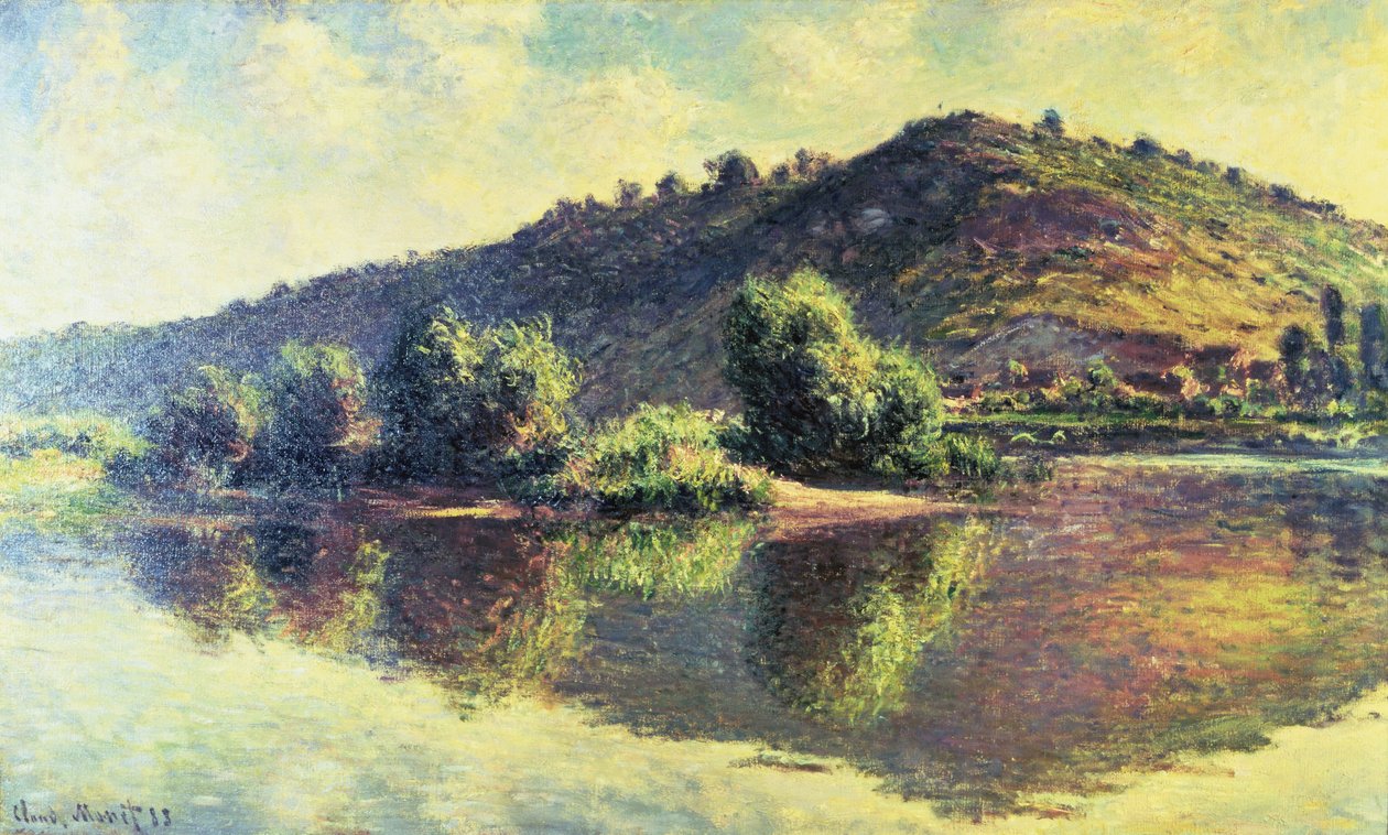 A Szajna Port-Villezben, 1883 alkotó: Claude Monet