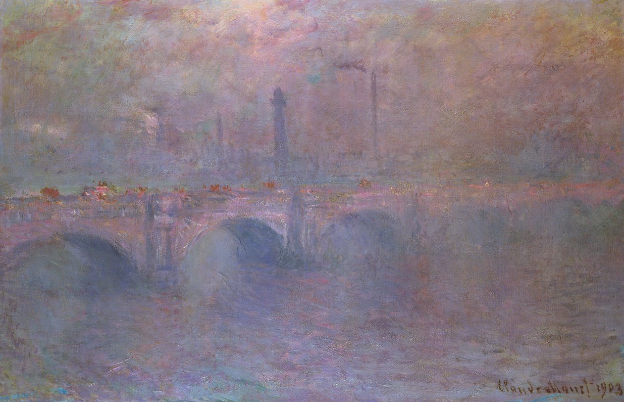 A Temze a Waterloo-hídnál, 1903 alkotó: Claude Monet