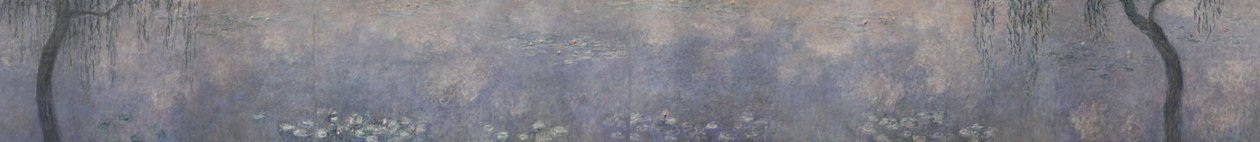 A tavirózsa - A két fűz, 1914-1926 alkotó: Claude Monet