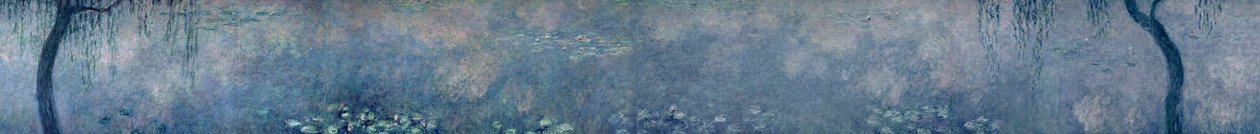 A tavirózsa, A két fűz, 1915-26 körül alkotó: Claude Monet