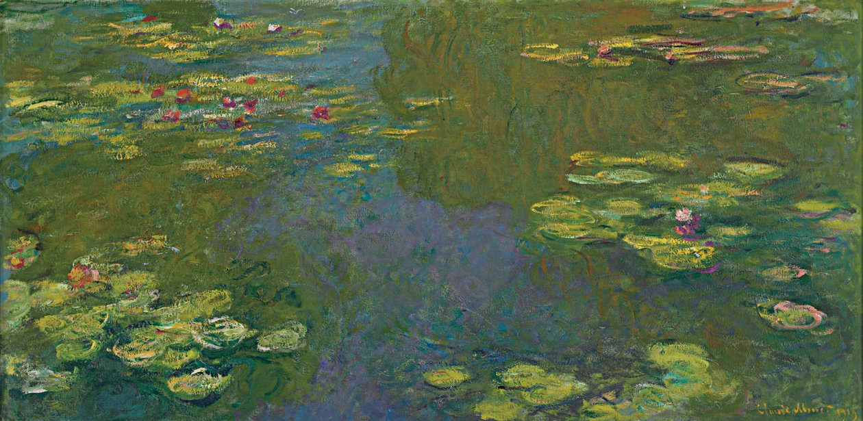 A tavirózsa-tó; A tavirózsa tavacska, 1919 alkotó: Claude Monet