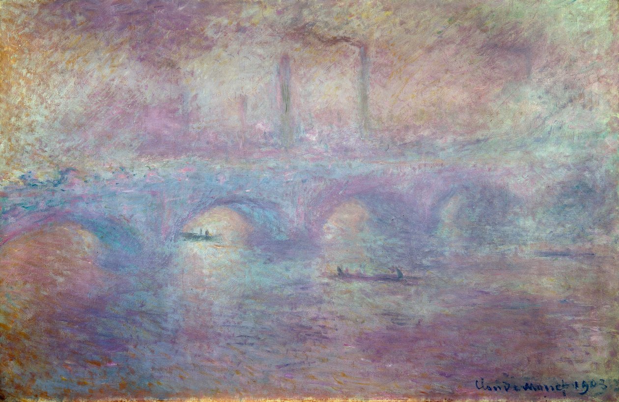 A Waterloo-híd, Ködhatás, 1903 alkotó: Claude Monet