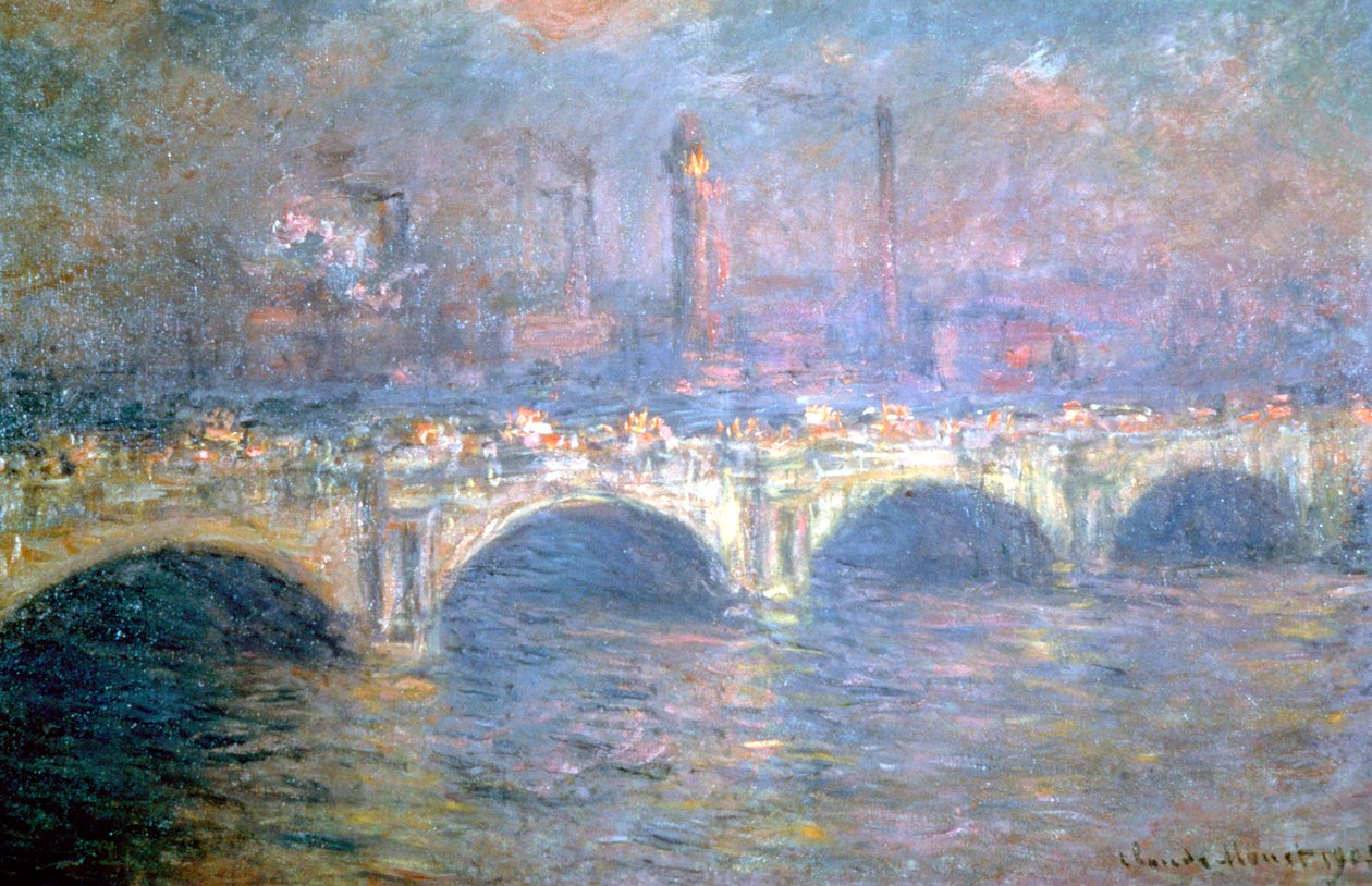 A Waterloo híd, London, 1903 alkotó: Claude Monet