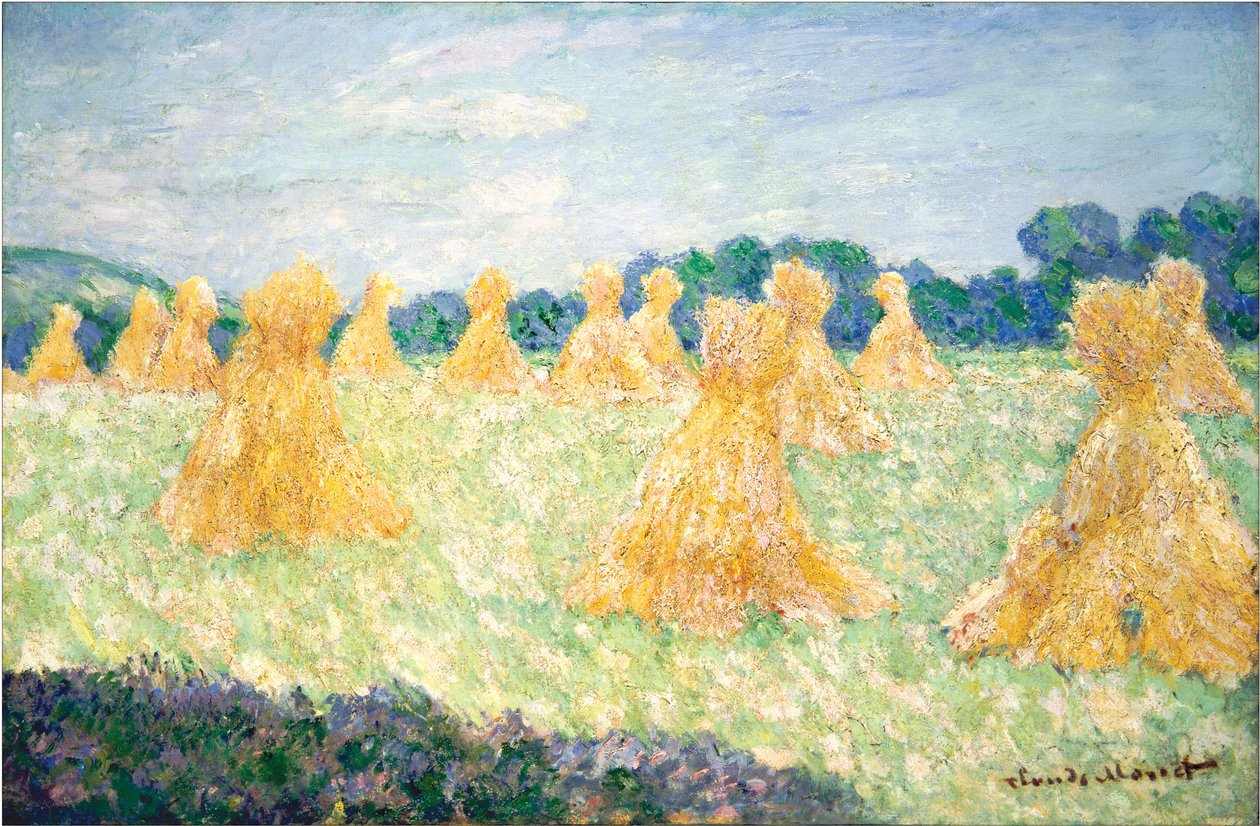 The Young Ladies of Giverny, Sun Effect, 1894 alkotó: Claude Monet