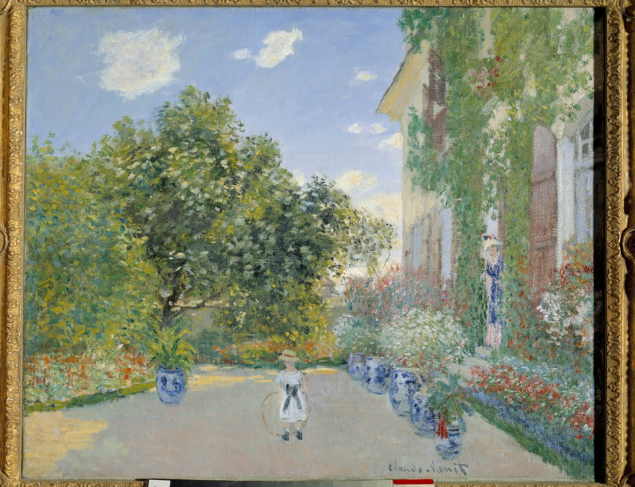 A művész háza Argenteuil-ban 1872-ben (olaj, vászon) alkotó: Claude Monet