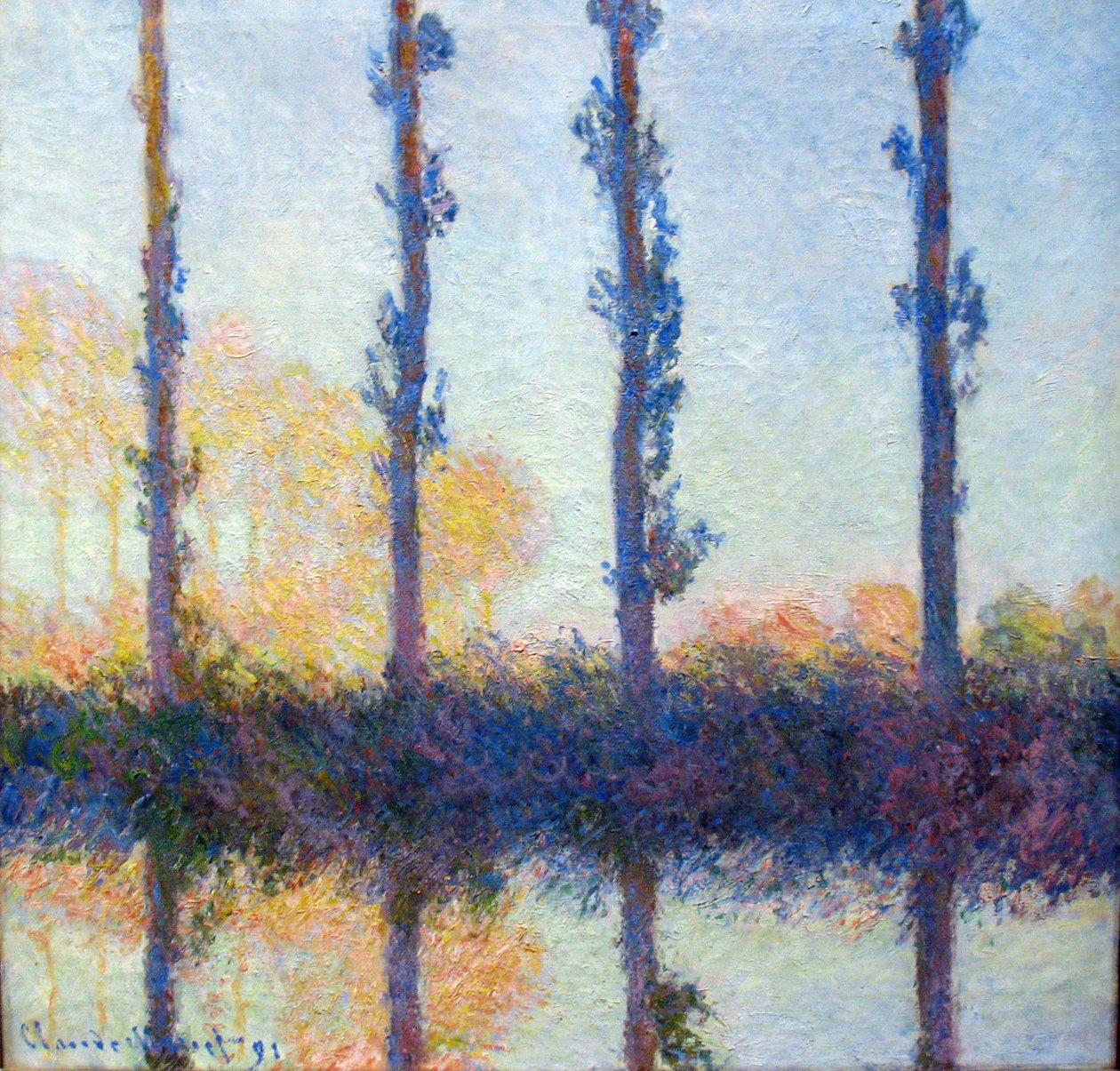 A négy fa alkotó: Claude Monet