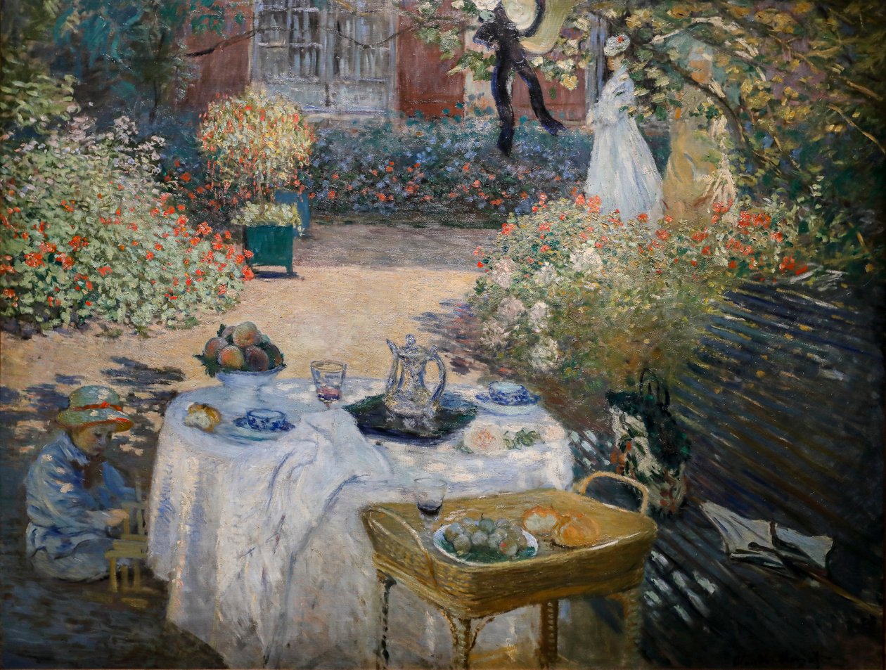 Az ebéd: dekoratív panel alkotó: Claude Monet