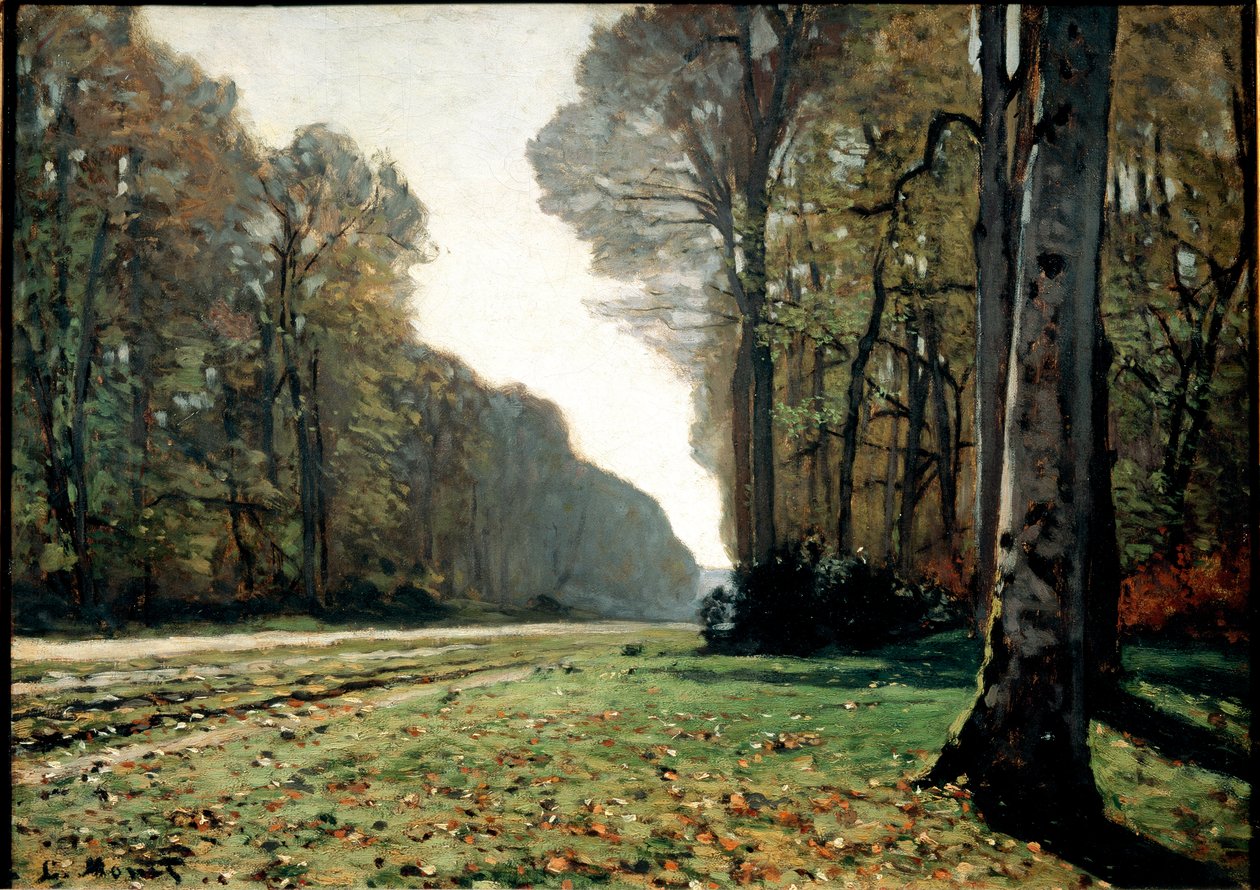 Chailly járdája (Fontainebleau), 1865 körül (olaj, vászon) alkotó: Claude Monet