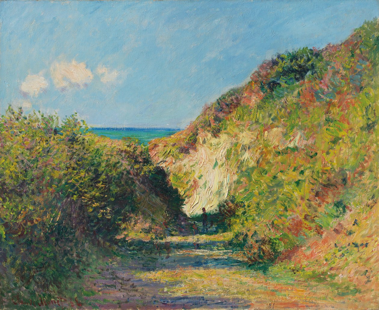 Az elsüllyedt út, 1882 alkotó: Claude Monet