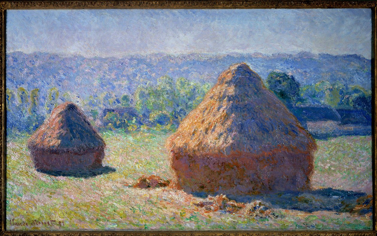 A kerekek, nyár vége a Givernyben, Claude Monet festménye (1840-1926) 1891 Dim. 0,6x1 m Párizs, Muse d