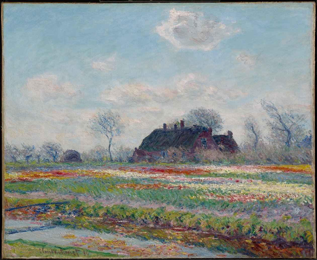 Tulipánmezők Sassenheimnél alkotó: Claude Monet