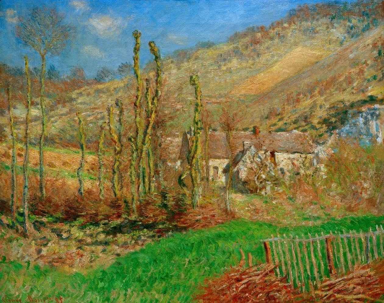 Val de Falaise télen alkotó: Claude Monet