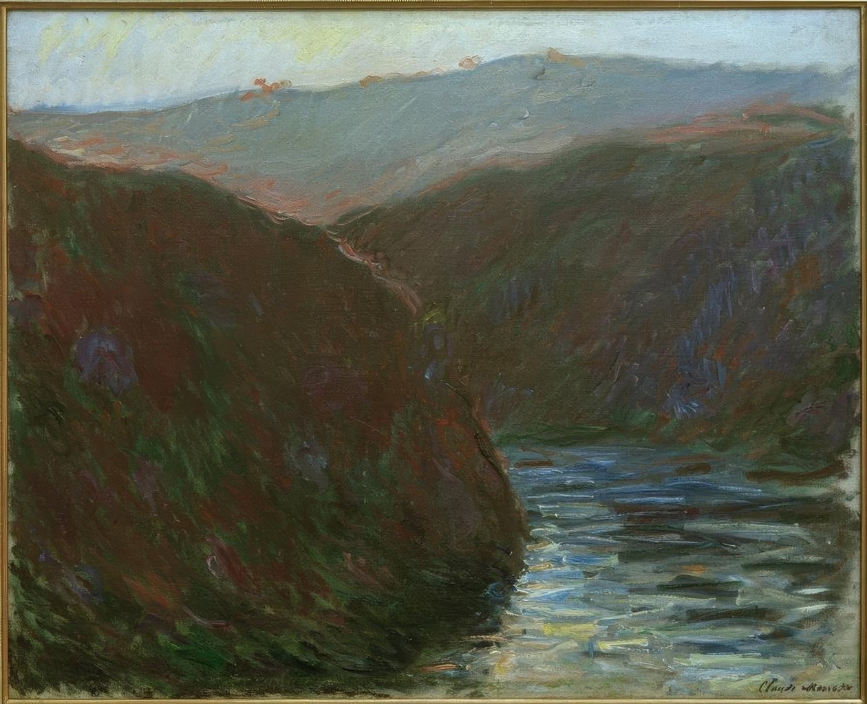 Creuse-völgy, esti hatás alkotó: Claude Monet