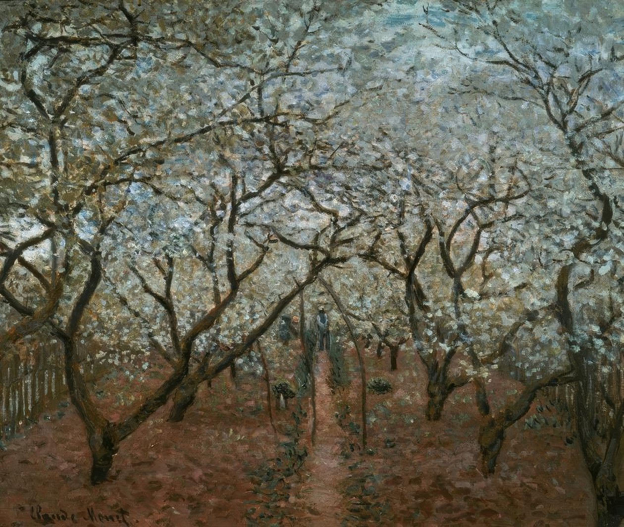 Virágzó gyümölcsös, Vétheuil alkotó: Claude Monet