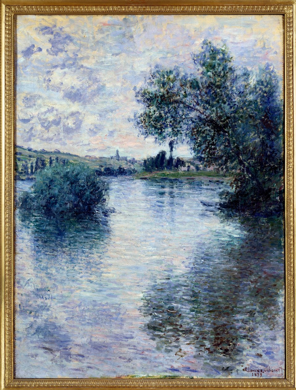 Claude Monet (1840-1926) Vetheuil festménye 1879 V. 0,8x0,6 m Rouen, musee des Beaux Arts alkotó: Claude Monet