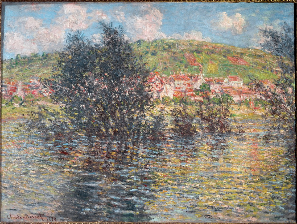 Vetheuil, Lavacourtból nézve alkotó: Claude Monet