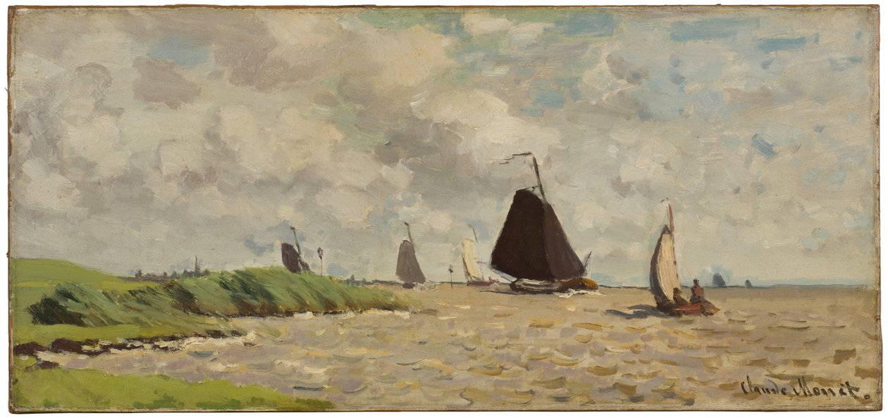 Kilátás Voorzanból alkotó: Claude Monet