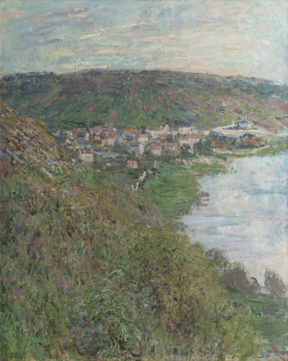 Vétheuil kilátása alkotó: Claude Monet
