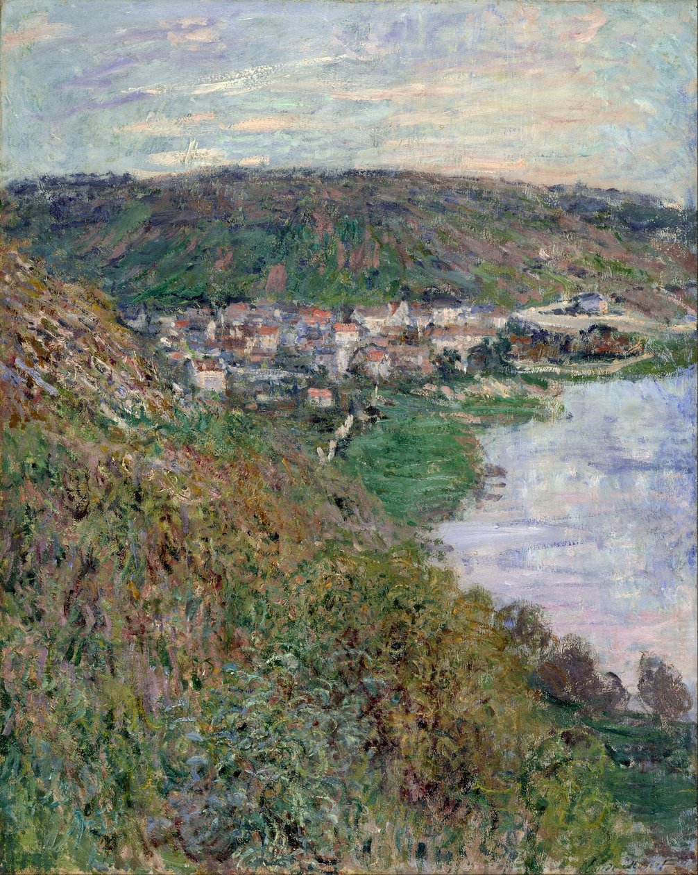 Vétheuil kilátása alkotó: Claude Monet