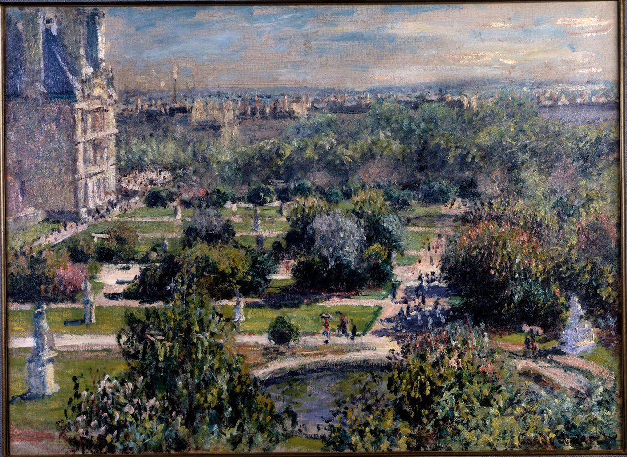 Kilátás a párizsi Tuileriák kertjére alkotó: Claude Monet