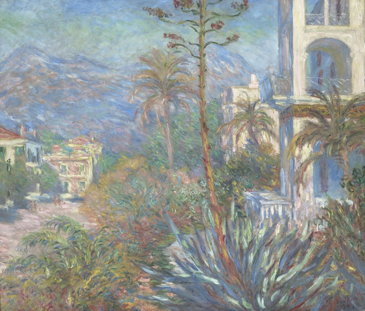 Villák Bordigherában, 1884 alkotó: Claude Monet