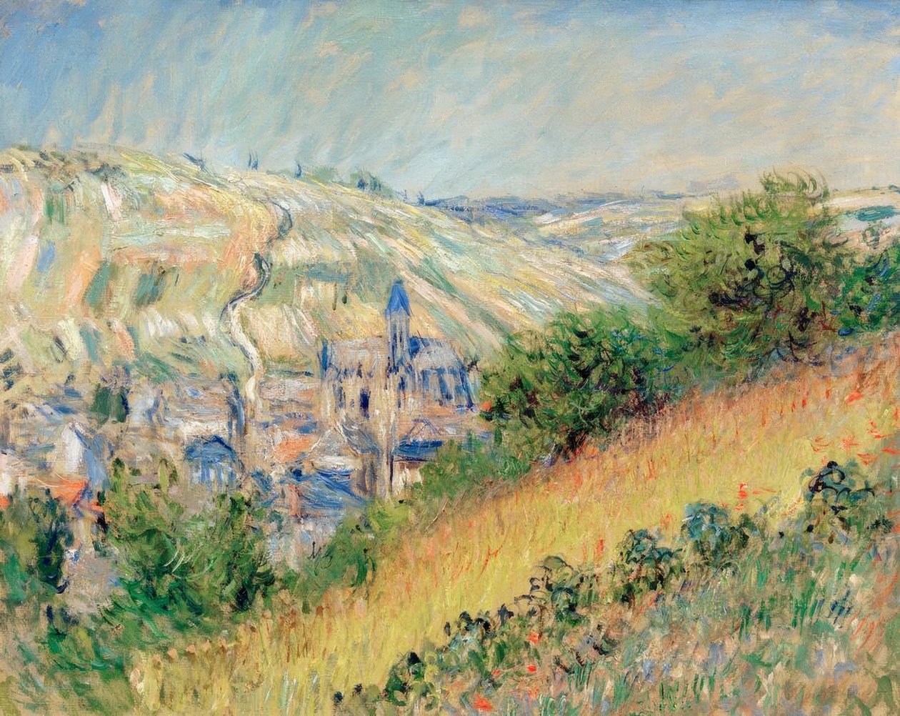 Vue de Vetheuil (Vetheuil sur Seine látképe) alkotó: Claude Monet