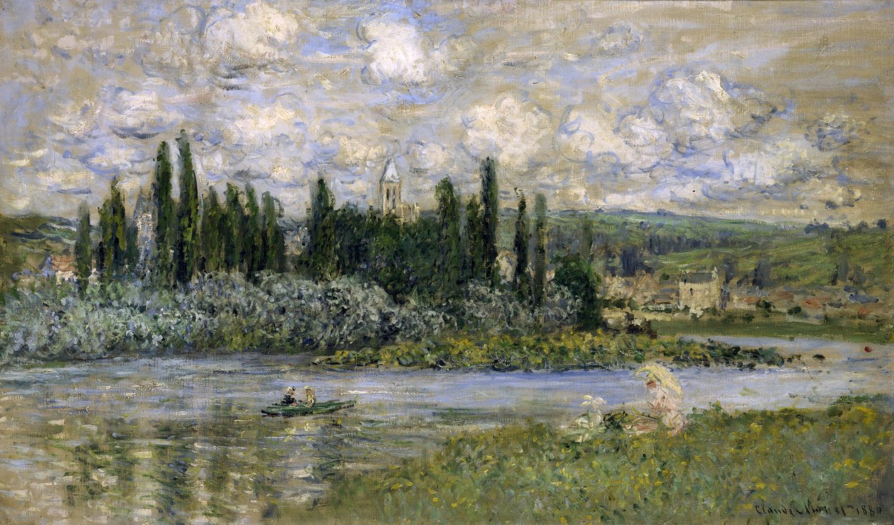 Vétheuil látképe alkotó: Claude Monet