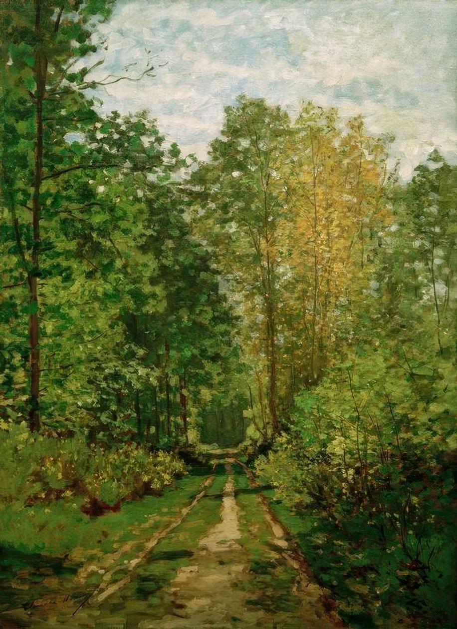 Erdei ösvény alkotó: Claude Monet