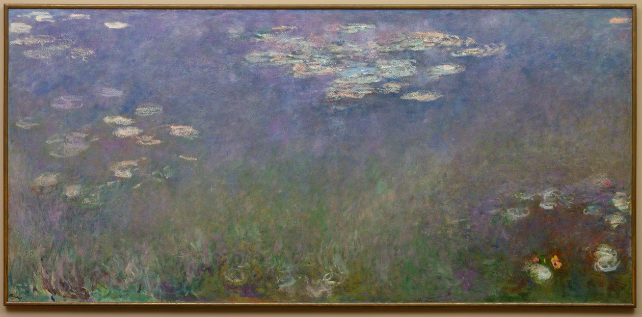 Vízililiomok (Agapanthus), 1915-26 körül (olaj, vászon) alkotó: Claude Monet
