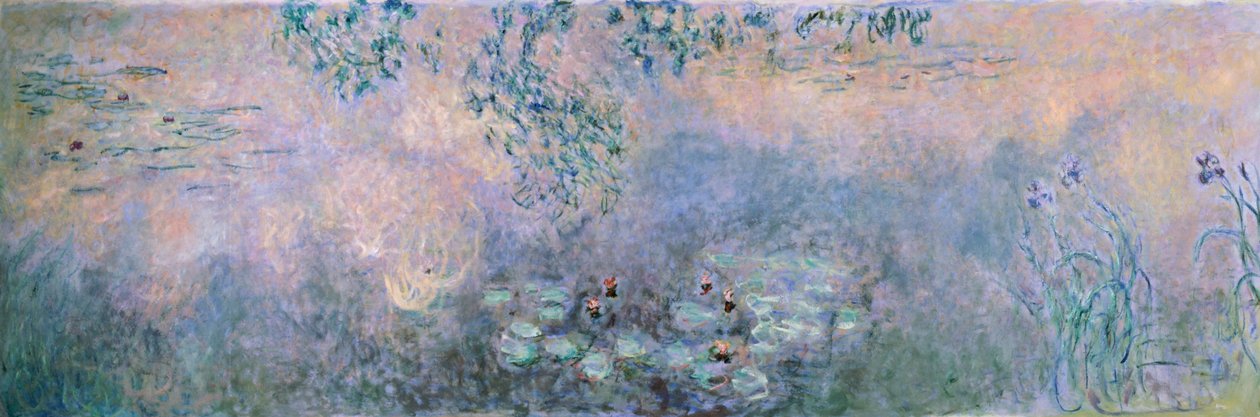 Tavirózsa (a tavirózsa tó íriszekkel) alkotó: Claude Monet