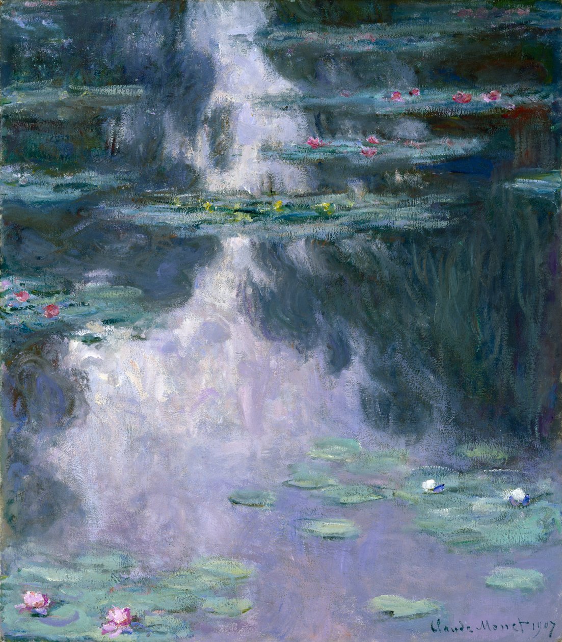 Tavirózsa (Nympheas) 1907 (olaj, vászon) alkotó: Claude Monet