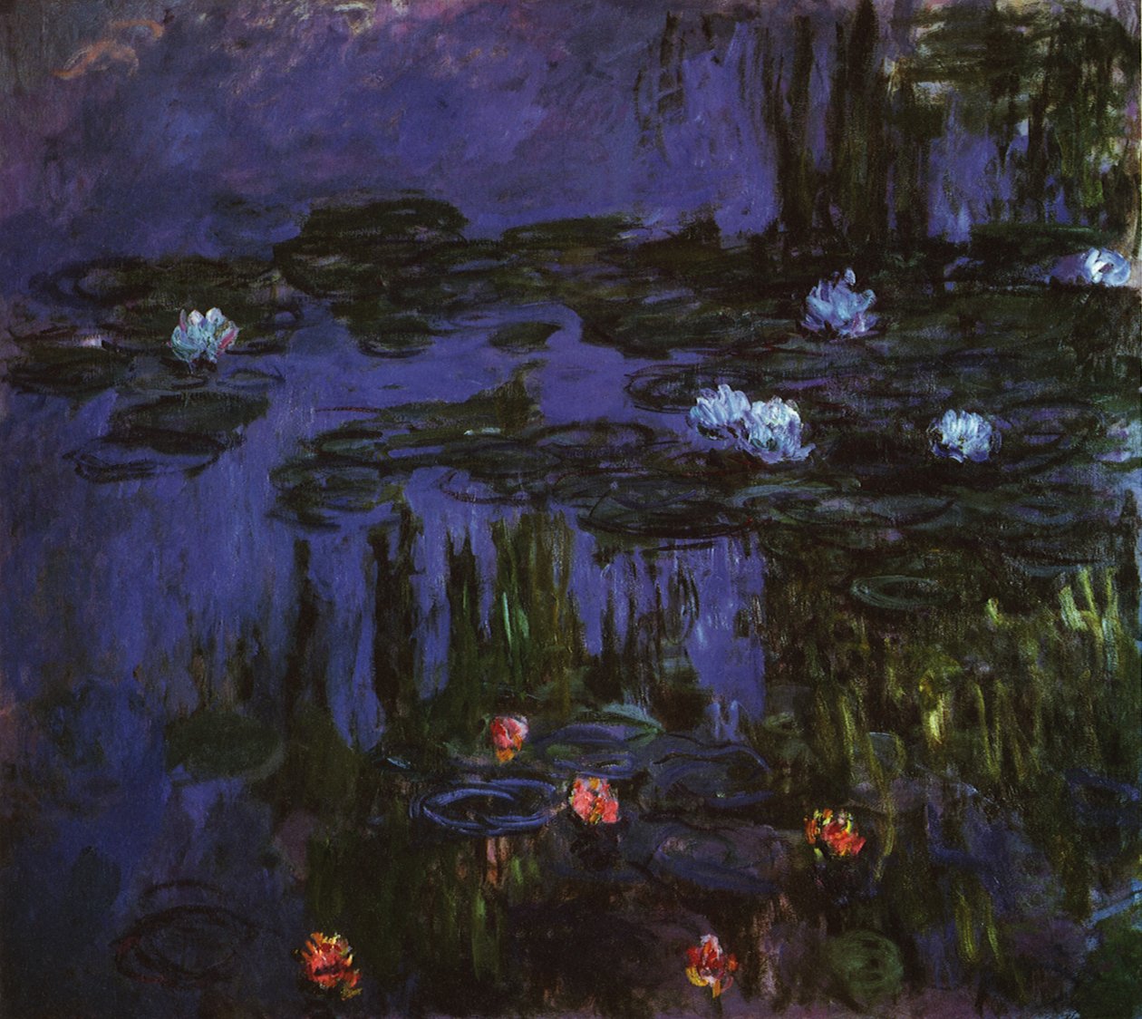Vízililiomok alkotó: Claude Monet
