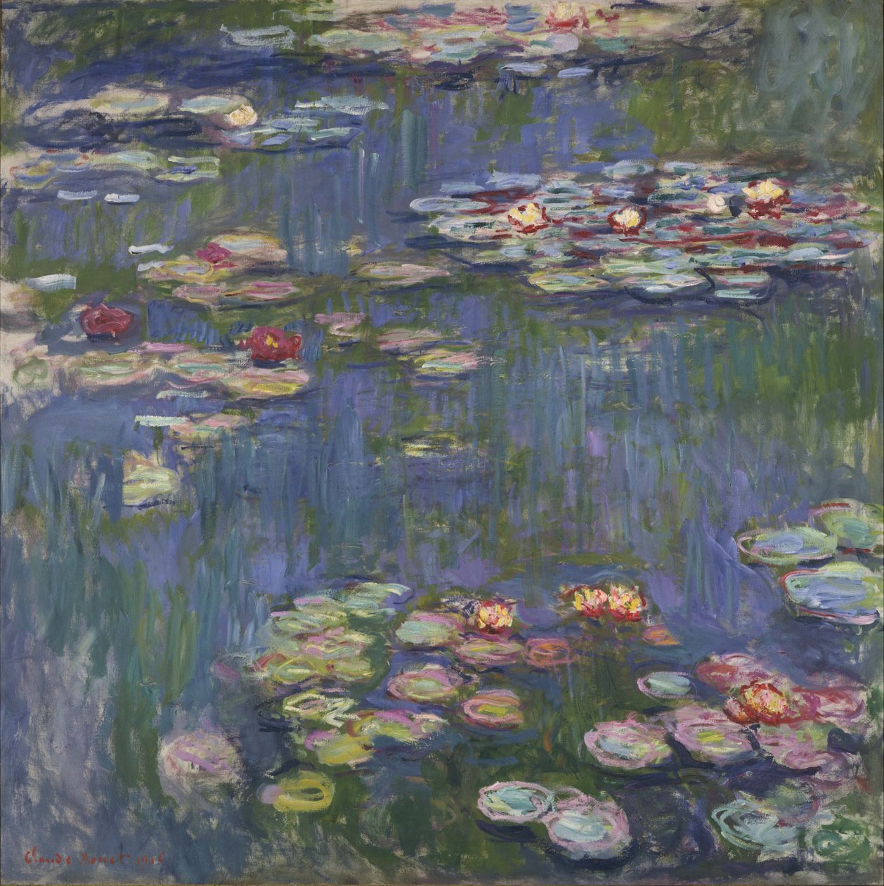 Tavirózsák alkotó: Claude Monet