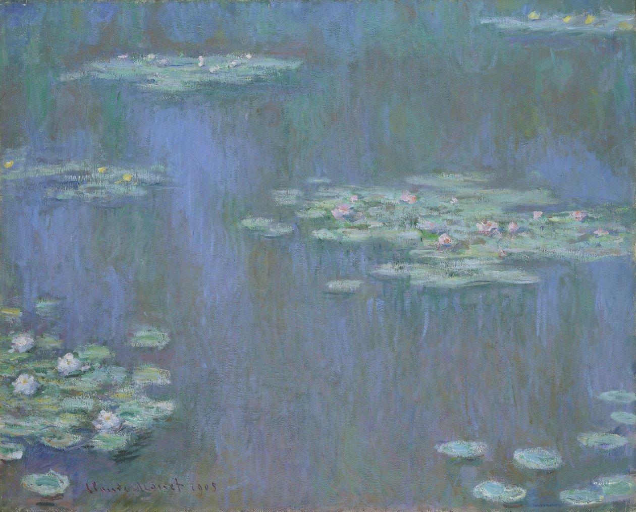 "Tavirózsa", 1905 alkotó: Claude Monet