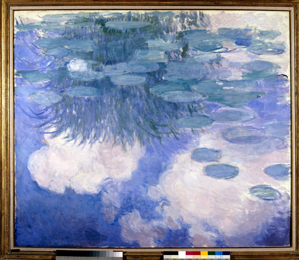 Tavirózsa felhőhatásokkal, c. 1914-1917 (olaj, vászon) alkotó: Claude Monet