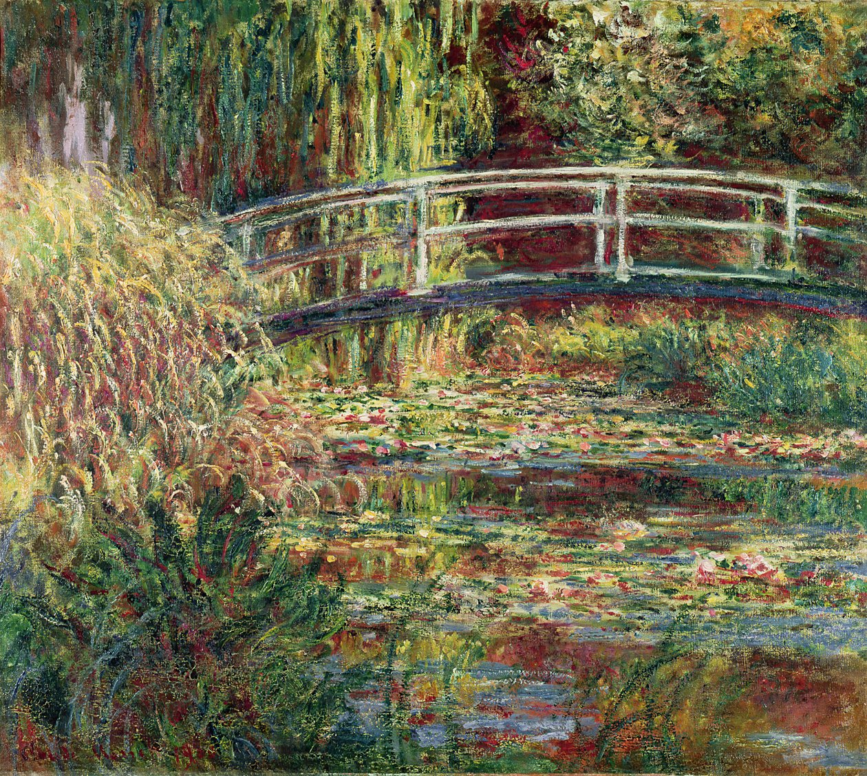 Tavirózsa tó: Pink Harmony alkotó: Claude Monet