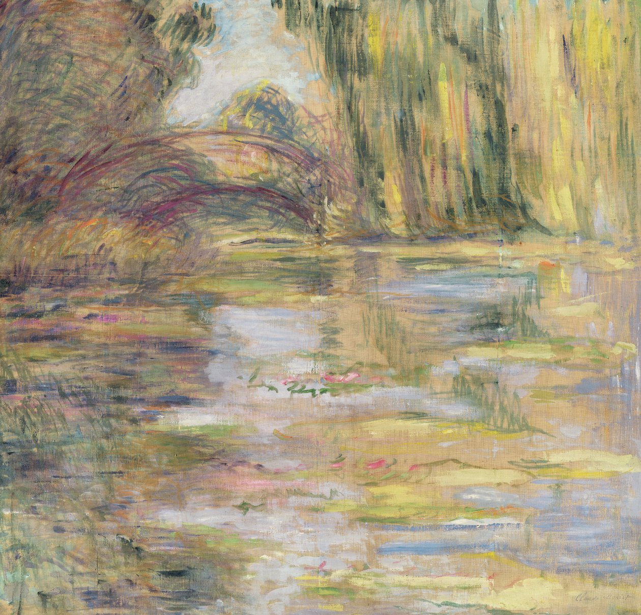 Tavirózsa-tó: A híd alkotó: Claude Monet