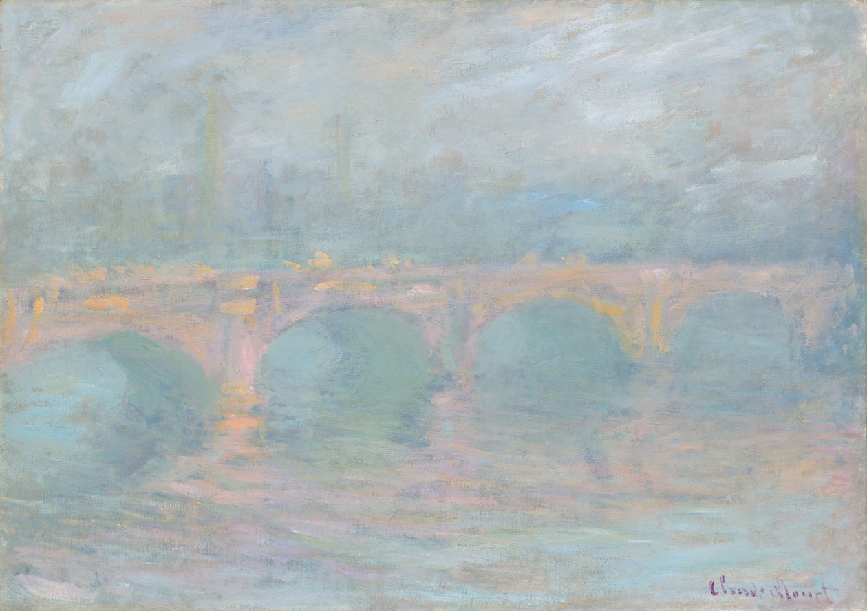 Waterloo Bridge, London, Sunset, 1904. alkotó: Claude Monet