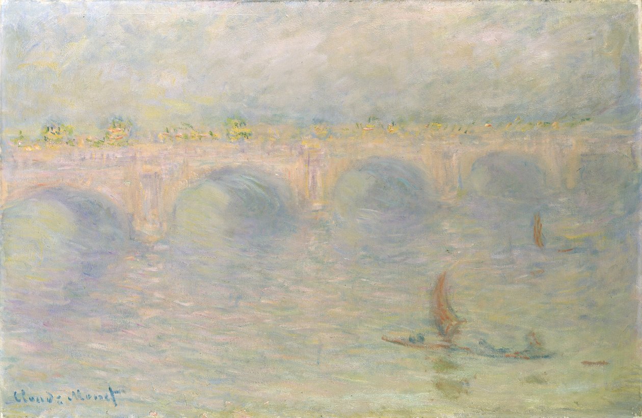 Waterloo híd, Napfényhatás, 1899-1901 alkotó: Claude Monet