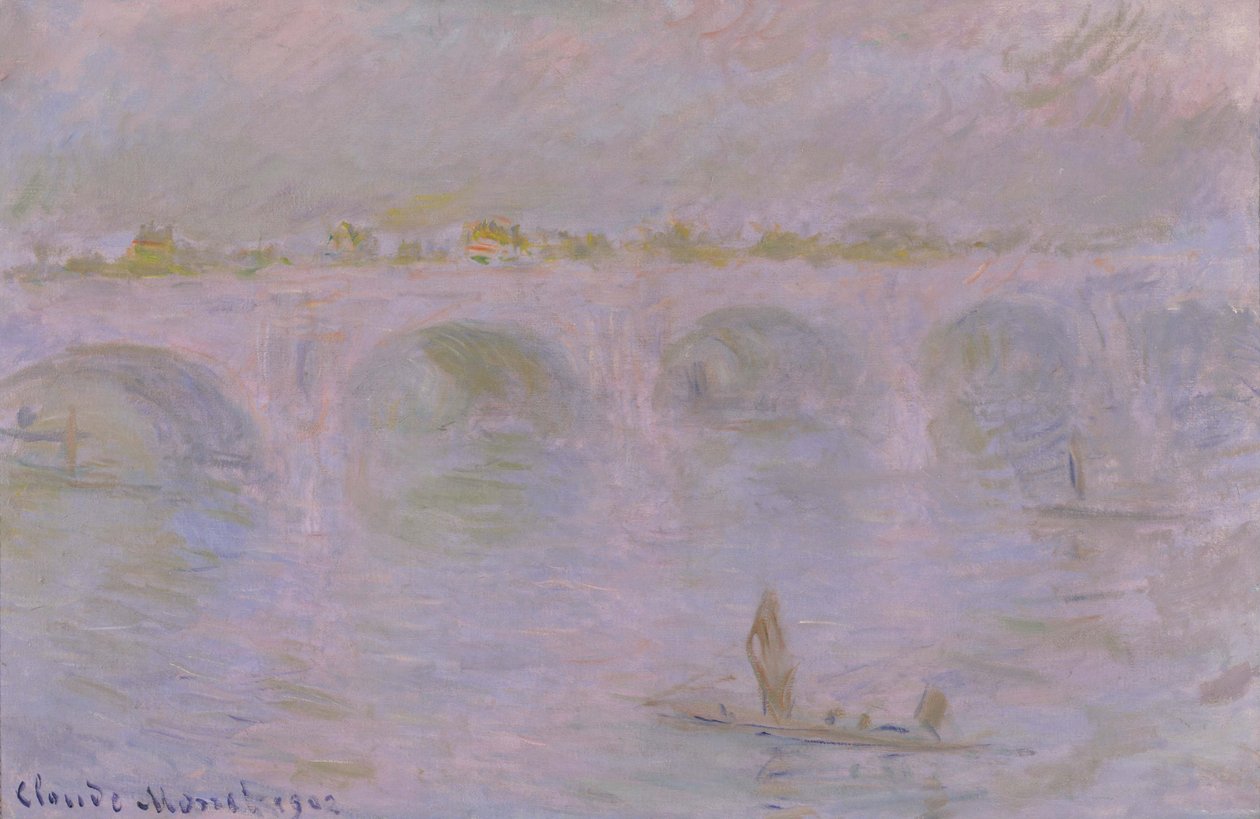 Waterloo híd Londonban, 1902 alkotó: Claude Monet