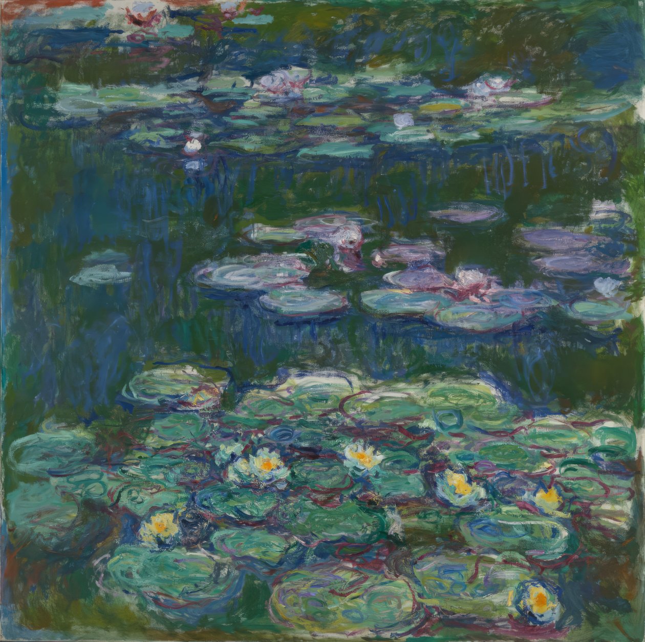 Fehér és sárga tavirózsák alkotó: Claude Monet