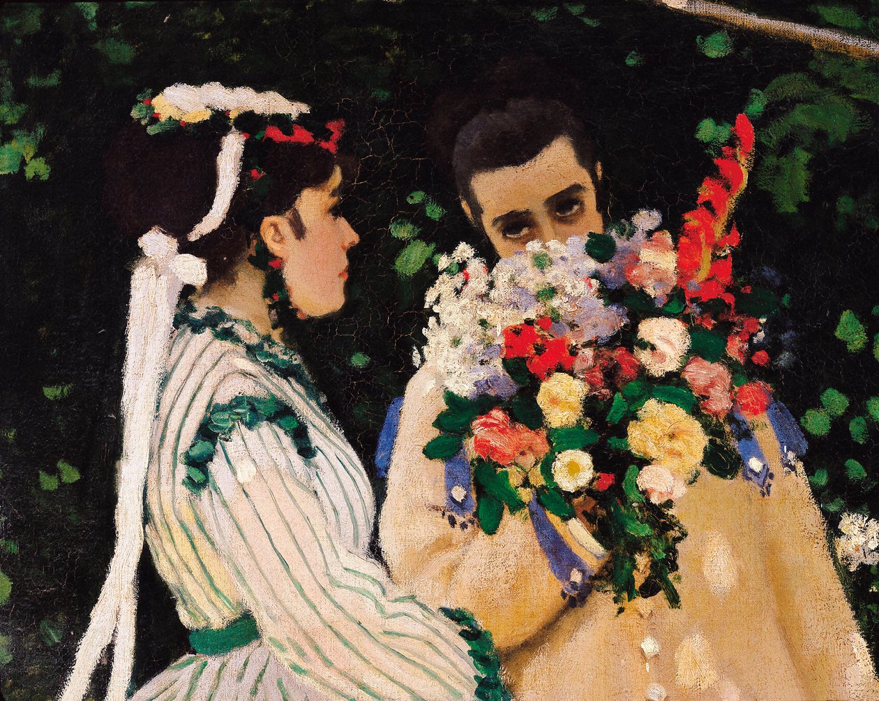 Nők a kertben, részlet, 1866 körül (olaj, vászon) alkotó: Claude Monet